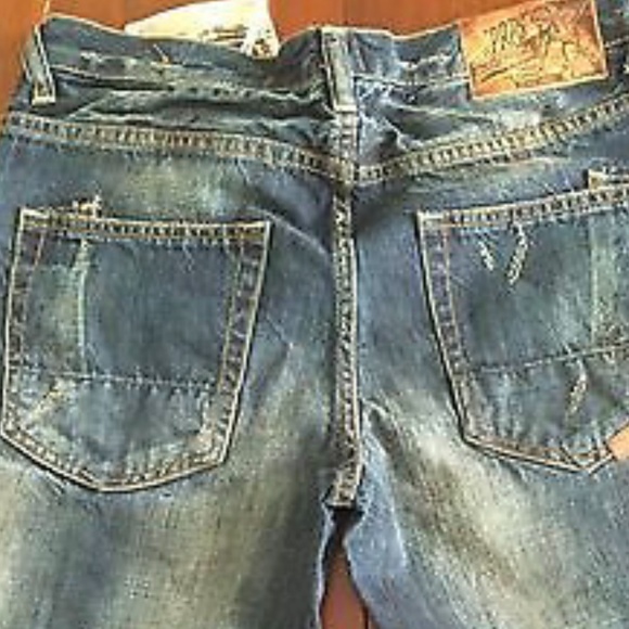Men's PRPS Barracuda Distress Denim Jeans - Picture 3 of 4